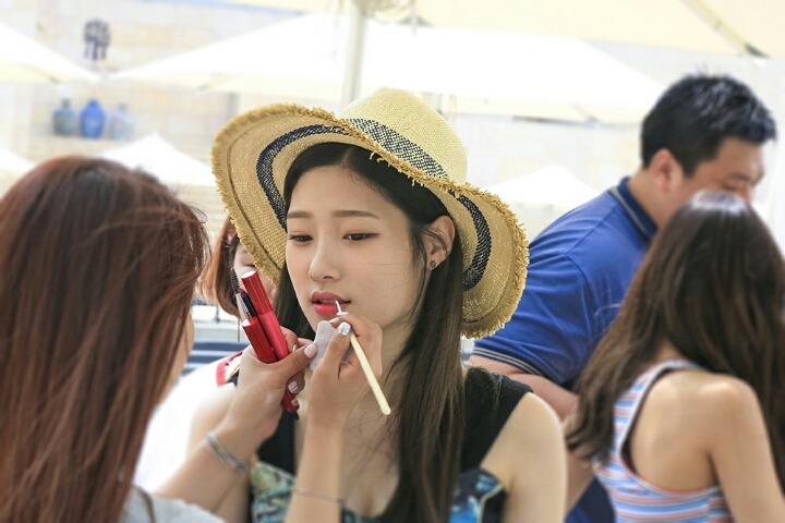 예쁜 정채연과 다이아친구들 | 인스티즈