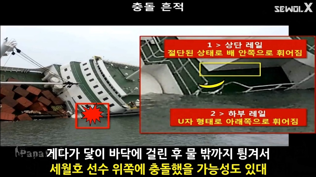 파파이스 닻 고의침몰설에 반박하는 자로 세월 X | 인스티즈