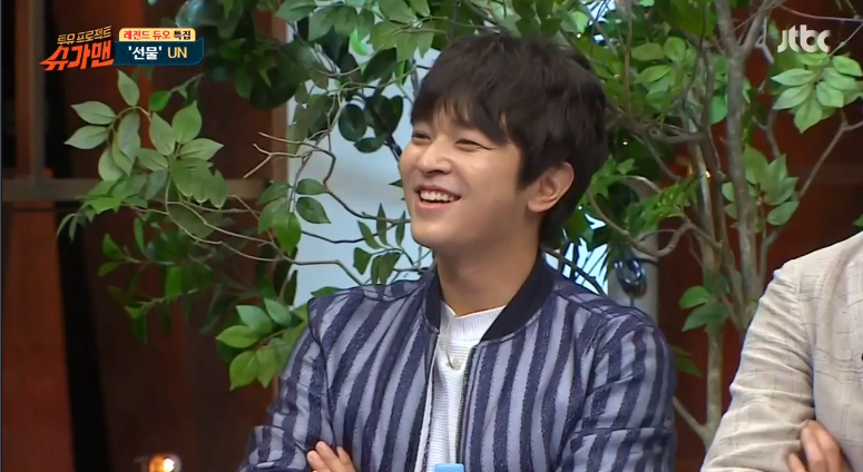[슈가맨] 산다라박이랑 포옹씬 촬영 한후 UN김정훈이 놀란이유 -종편- | 인스티즈