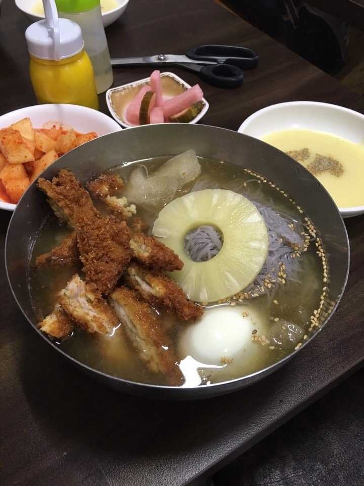 돈가스 냉면 | 인스티즈