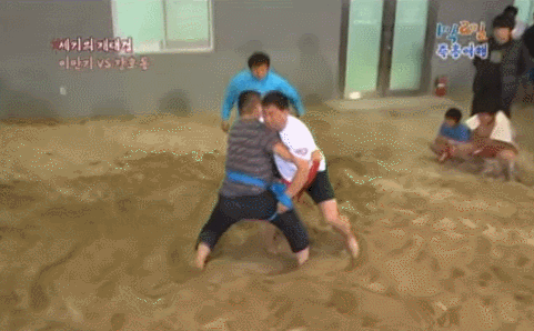 강호동 이만기 1박2일 씨름대결 | 인스티즈