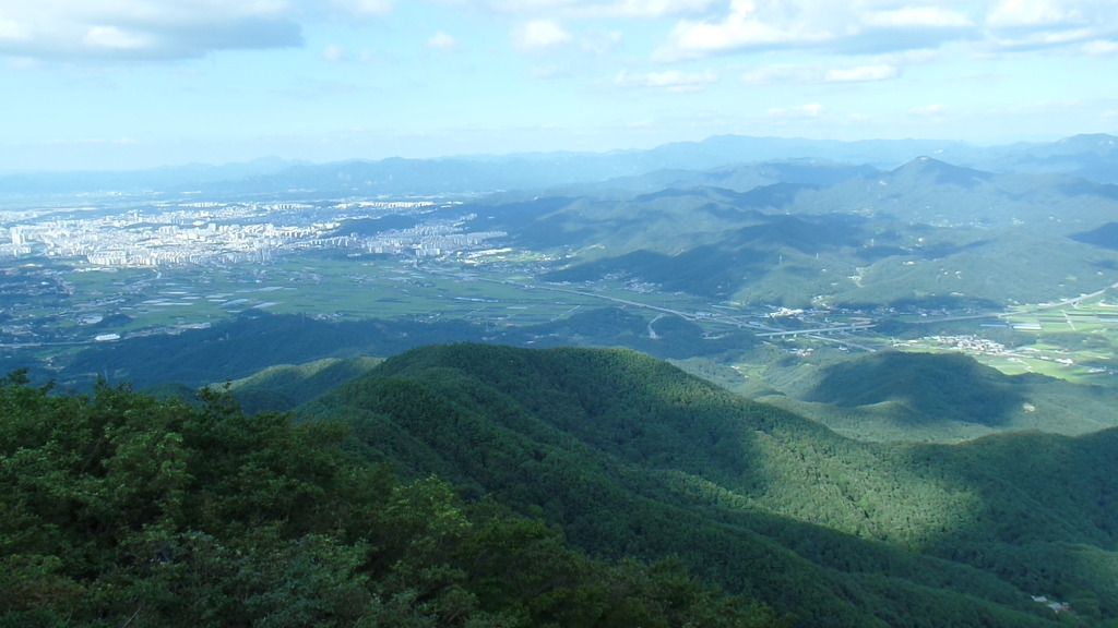 전주 모악산에서 본 웅장한 전주 만덕산(해발 762m) 풍경 (안구정화) | 인스티즈