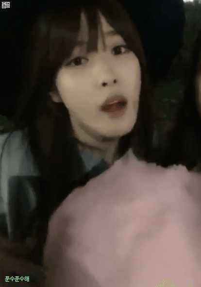 솜사탕 먹는 프로듀스101 이해인+이수현.gif | 인스티즈