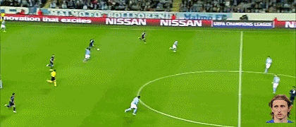 모드리치 환상적인 스루패스.gif | 인스티즈