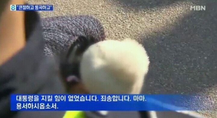 대통령을 지키지 못해 대성통곡하는 백성1 | 인스티즈