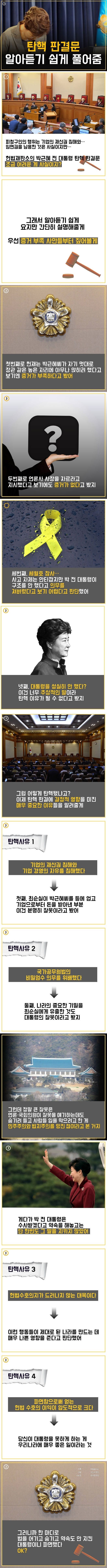 탄핵 판결문 풀이 | 인스티즈