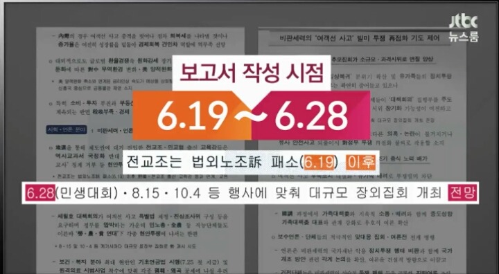 오늘자 JTBC 뉴스룸 세월호 충격적인 보고서 요약ㄷㄷㄷㄷ | 인스티즈