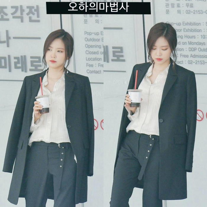 [에이핑크] 바지정장 입은 손나은.jpg | 인스티즈