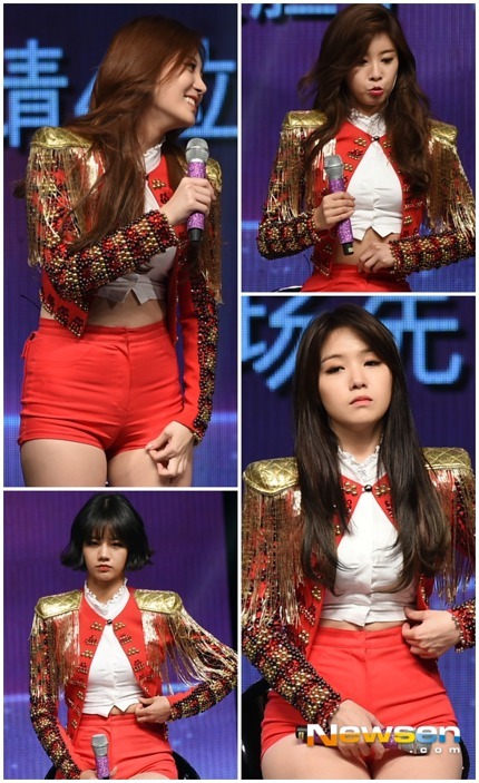 오늘자 걸스데이 너무 꽉끼는 의상 | 인스티즈