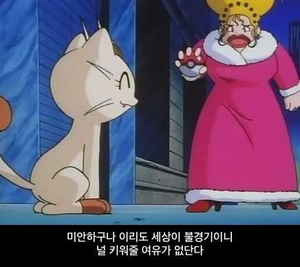 포켓몬스터 나옹이 말하게 된 사연.jpg | 인스티즈