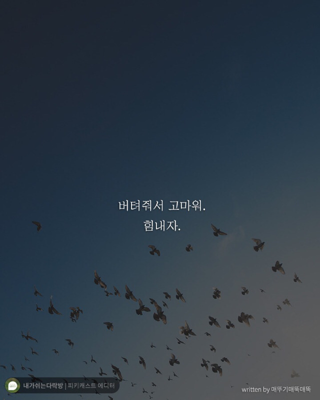 힘든 일주일을 마무리하는 당신에게 꼭 필요한 말 | 인스티즈