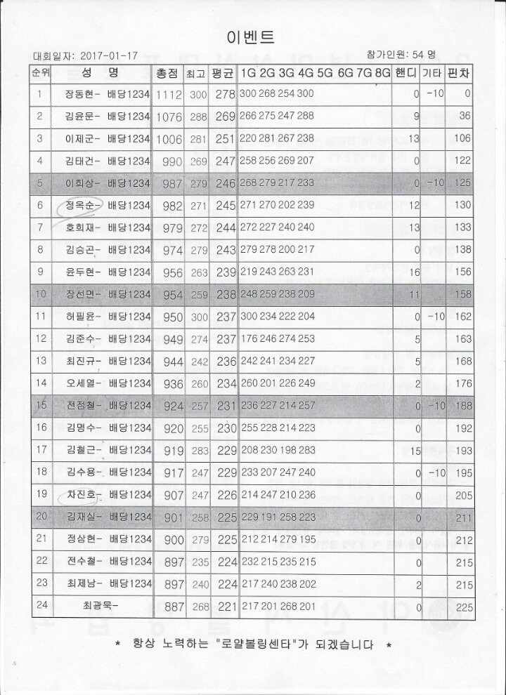 로얄볼링장 이미지