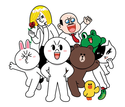 카카오프렌즈 라인프렌즈 비쥬얼 전격 비교.jpgif | 인스티즈