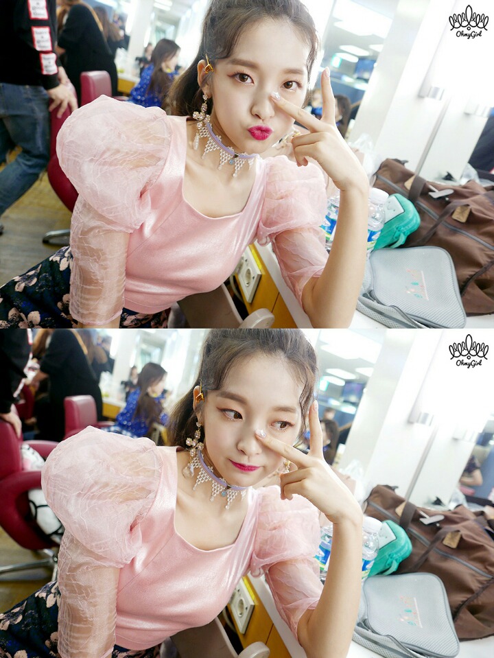 오마이걸 불꽃놀이 비하인드 사진 | 인스티즈