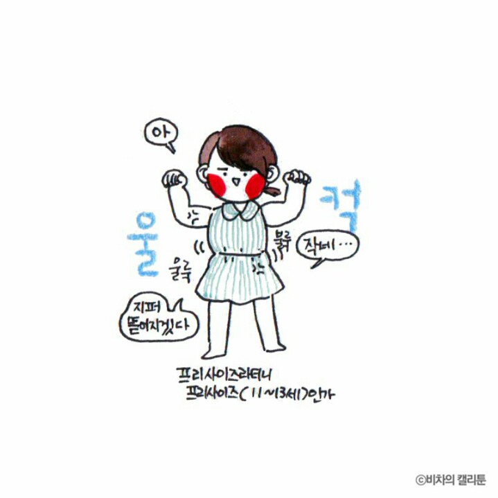 [비차의캘리툰] 프리사이즈가 아니잖아 | 인스티즈