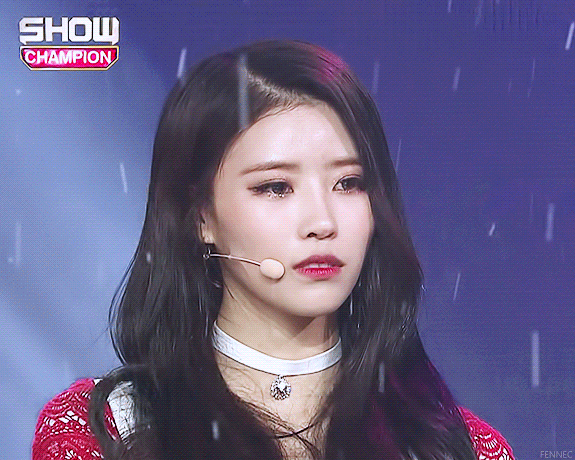 [러블리즈] 피자 먹고 온 사이에 좋은 소식을 들어서 미주 | 인스티즈
