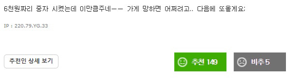 6000원 닭강정 사먹고 빡친 와고인 | 인스티즈
