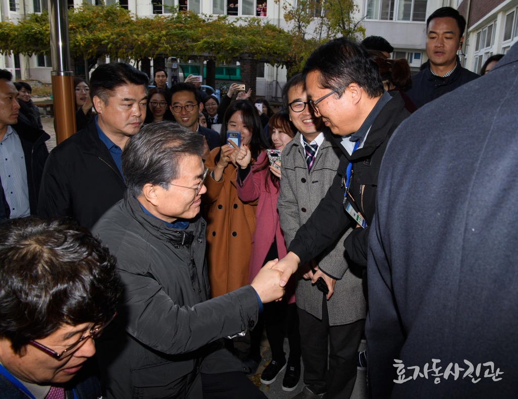 포항여고에서 문재인 대통령 인기 | 인스티즈